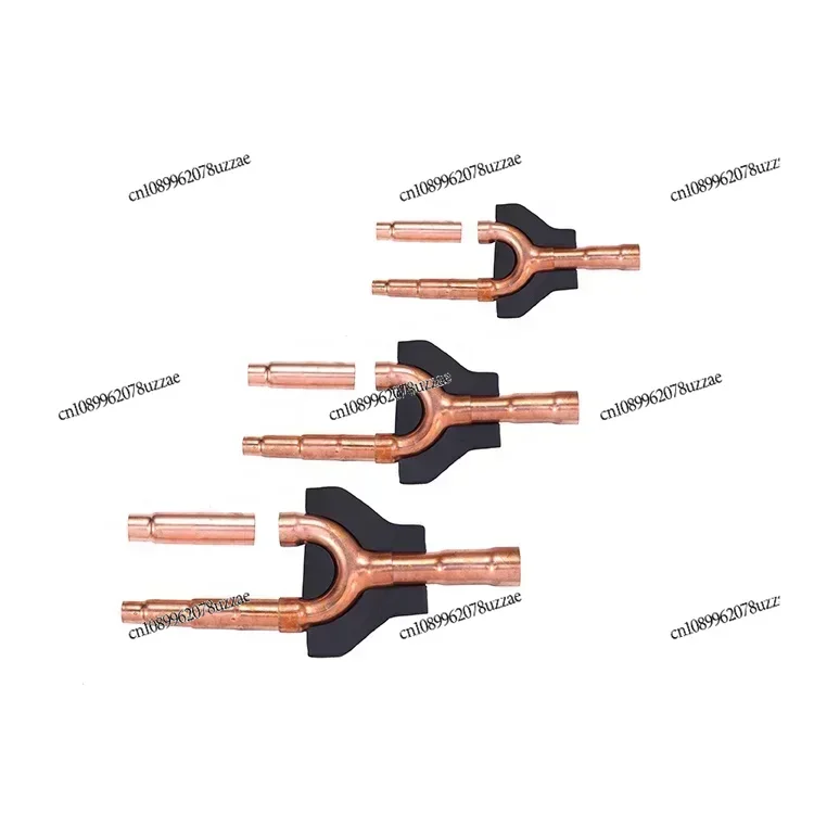 Y-shaped Connector Kit for Variable Frequency Air Conditioning, Electrolytic Copper Branch Pipe