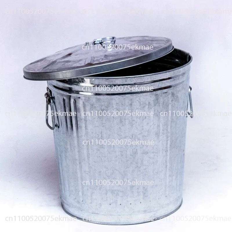 75L/45/35L Outdoor Trash Can, Large, Oversized Outdoor Property, Industrial Peel Box with Lid, Sanitation Trash Can