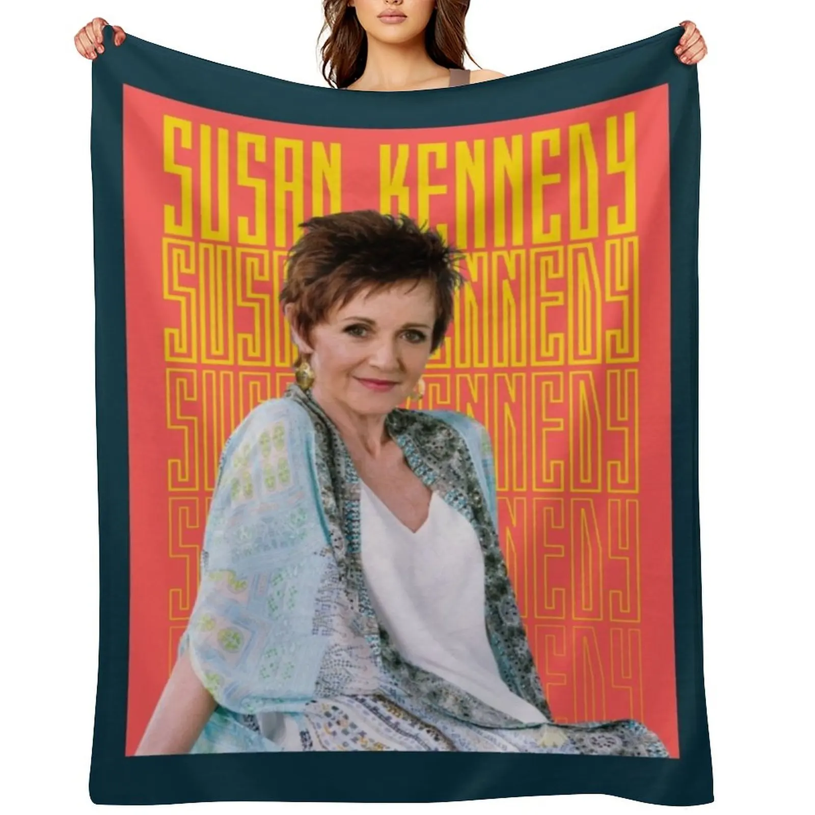 

Neighbours Susan Kennedy Throw Blanket Luxury Throw Giant Sofa warm for winter bed plaid Blankets