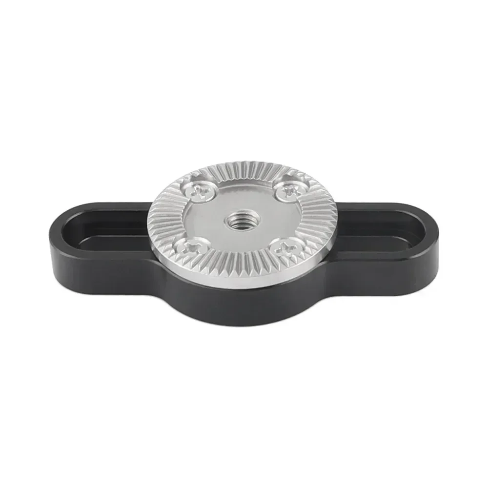 

Adjustable ARRI Rosette Connecting Mount Adapter With M6 Female Thread 1/4inch Mounting Groove Both Sides For Camera Cage