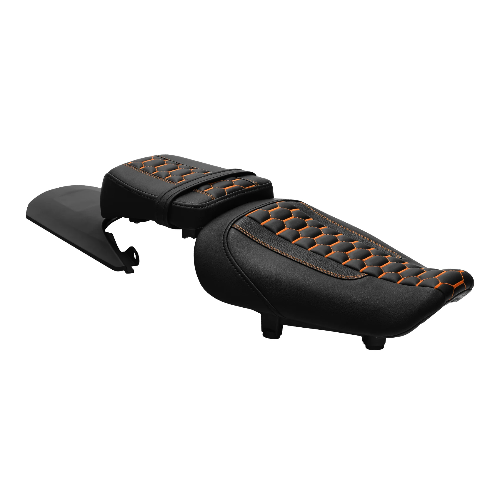 

Переднее и заднее сиденье водителя и пассажира мотоцикла с удлинителем заднего крыла подходит для моделей Harley 2021-2024 RH1250S