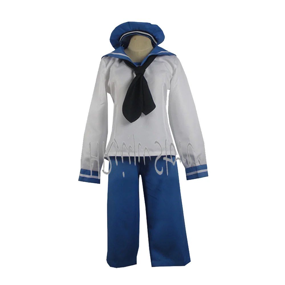(personalizado) disfraz de Cosplay de Anime disfraz de uniforme de marinero Hetalia Sealand disfraz de Cosplay