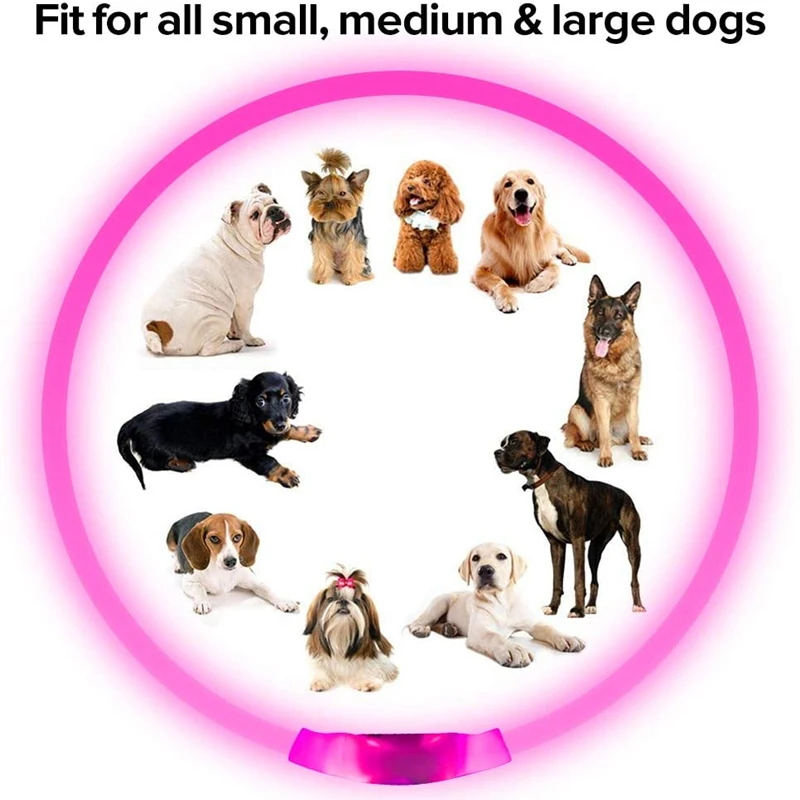 3 Modes Dog Luminous Charge Collar Led Usb Cat Dogs Collars Detachable Night Led Glow Dog Loss Prevention Collar Pet Accessories