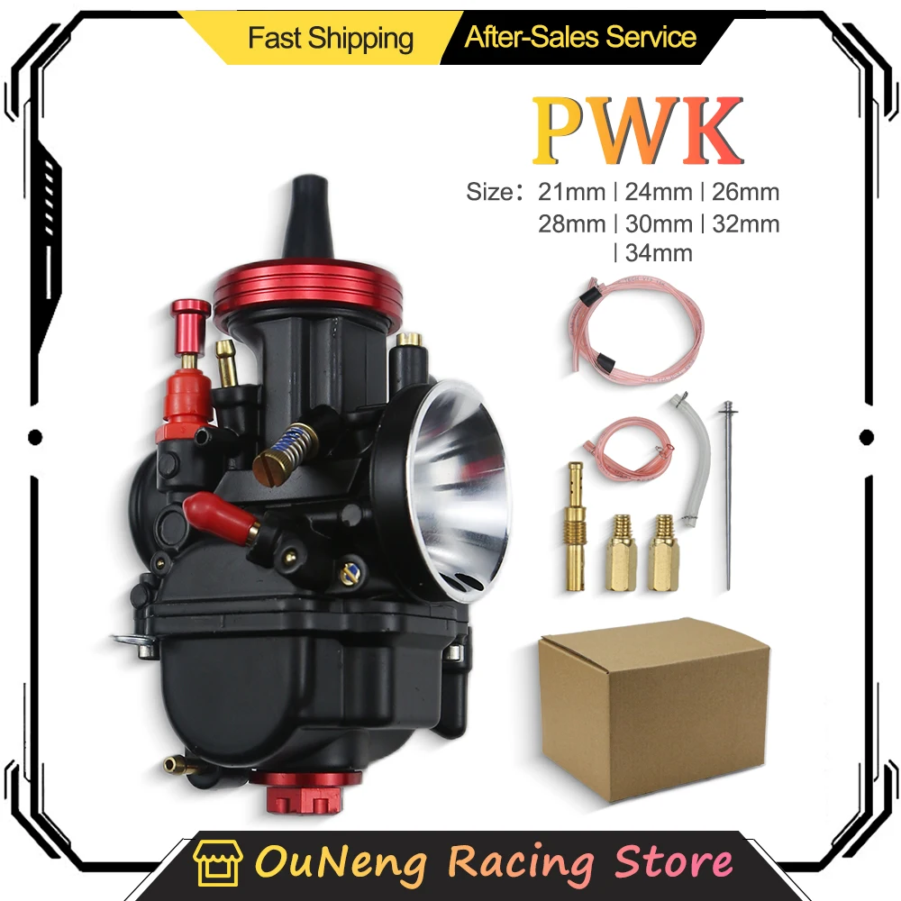 

High Performance Universal Modification Motorcycle Carburetor 21mm 24mm 26mm 28mm 30mm 32mm 34mm PWK Power Jet Carburettor Carb