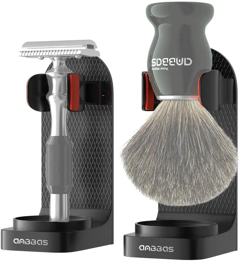 

Wall Mounted Shaving Holder, ABS DIY Assembly Type Multipurpose Stand for Electric Toothbrush Shaving Brushes and Razors(Pack of