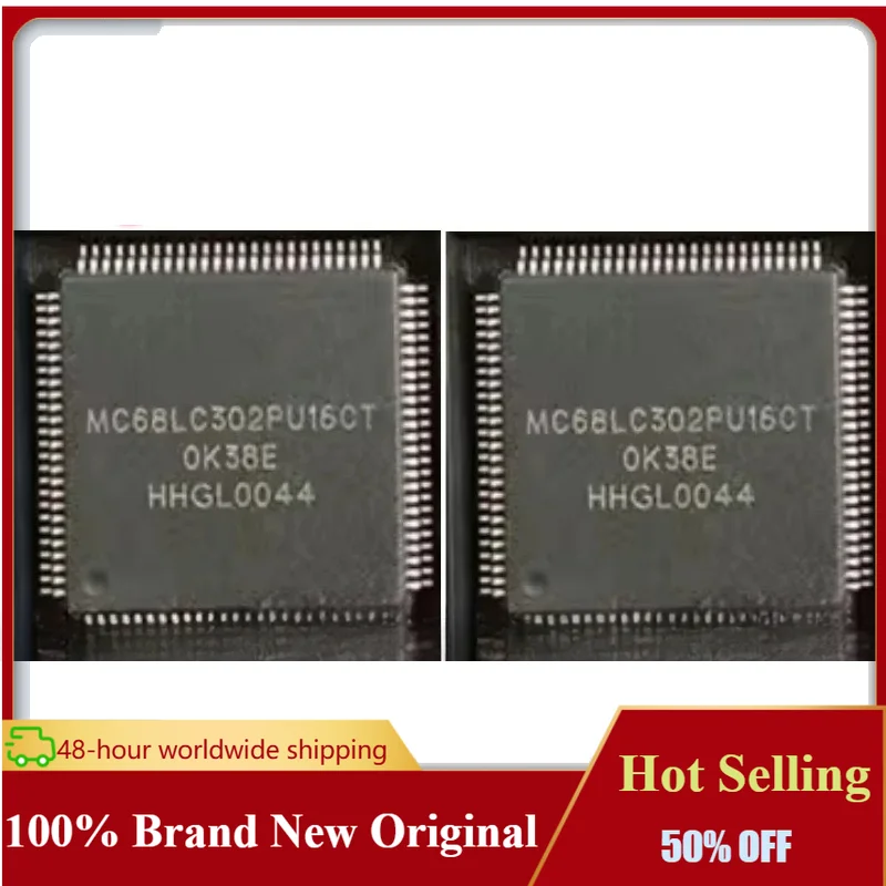 1PCS MC68LC302PU16C MC68LC302PU16CT Brand New Original LQFP100 Chips Hot Selling