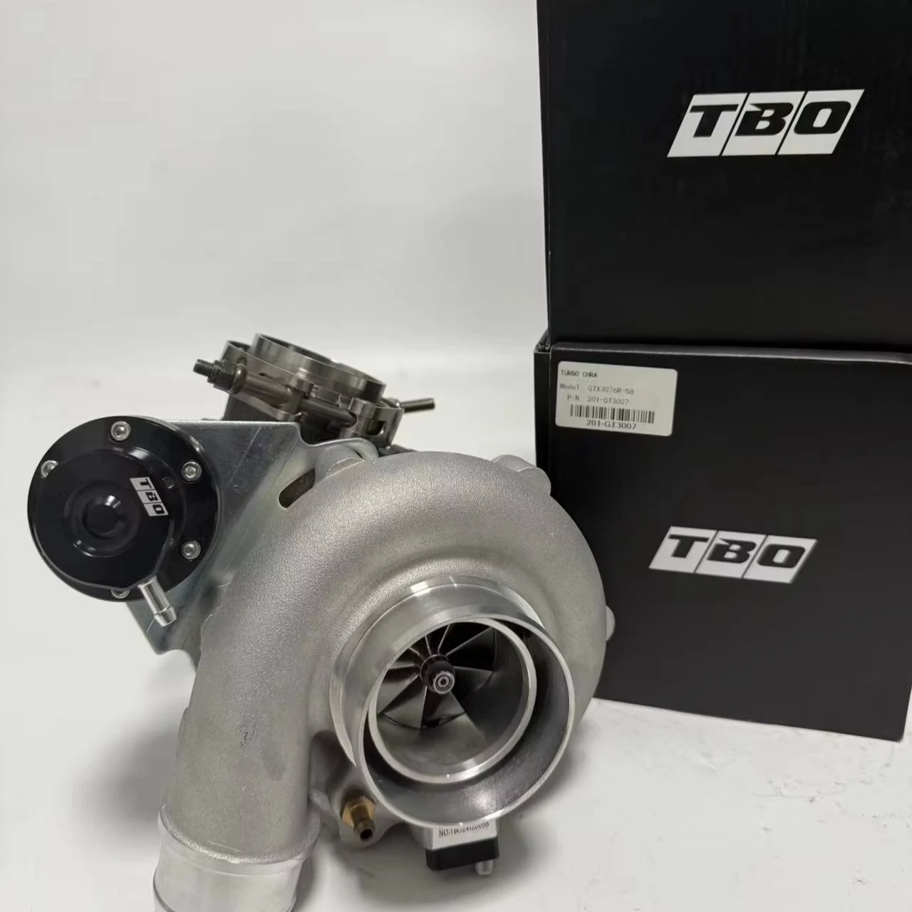 TBO G25-660 Ball Bearing Turbo Standard Rotation Internal Wastegate Dual V-band A/R .72