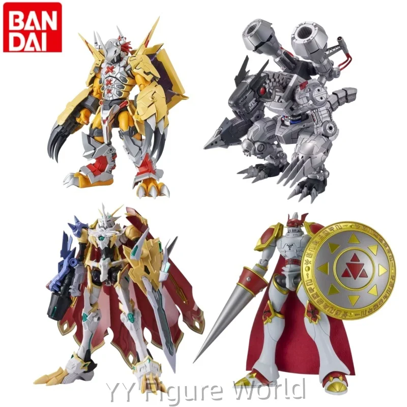 Bandai Genuine FRS Digimon Adventure Metal Garurumon War Greymon Omegamon X-Antibody Anime Action Figure Assembly Model  Gift