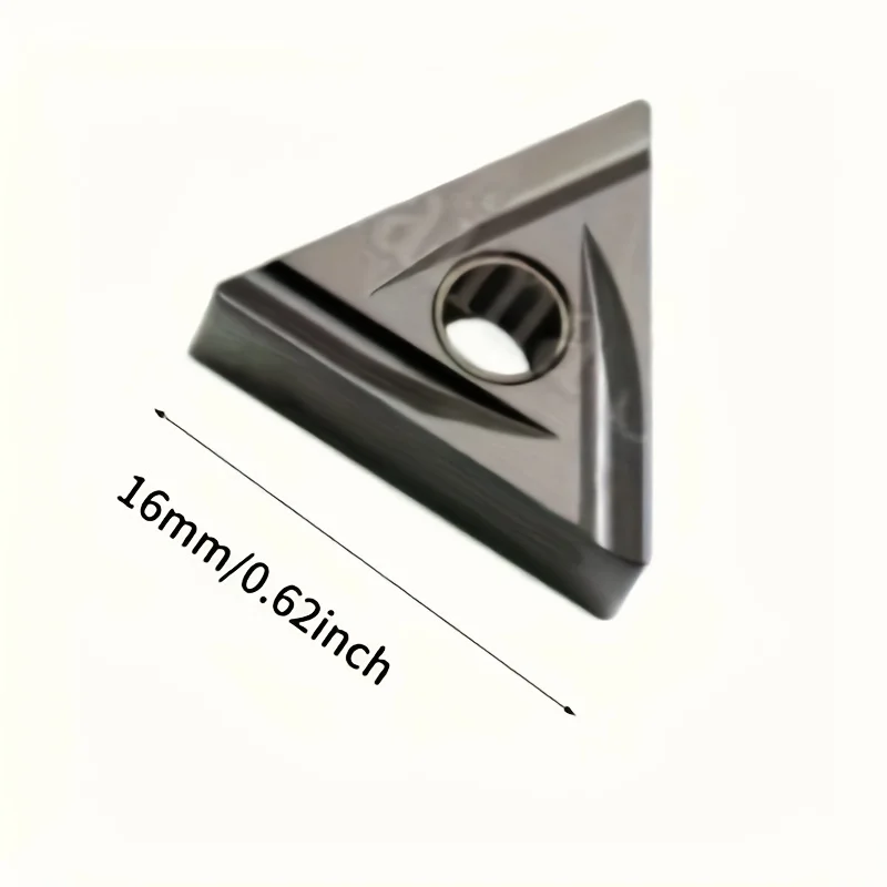 TNMG160404R-2G Carbide Turning Inserts - 0.4mm Nose Radius, Triangle 60° for CNC Lathe Tools
