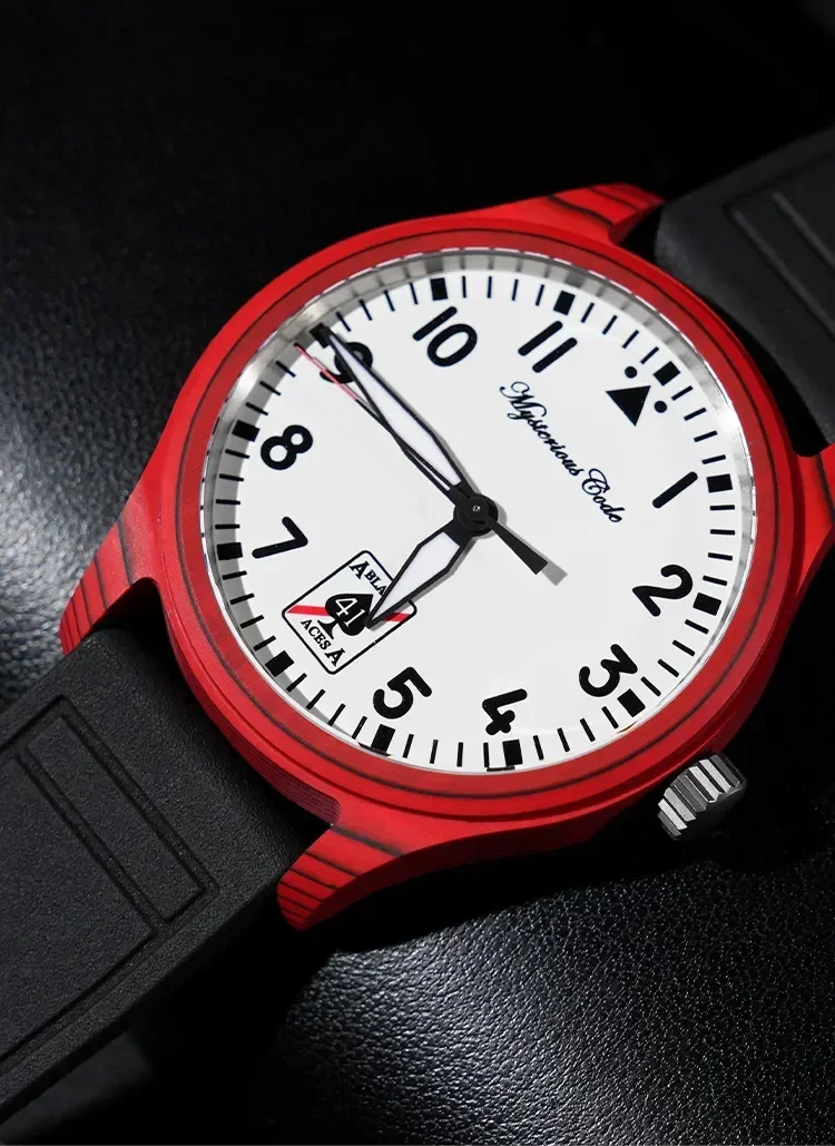 Часы наручные из углеродного волокна с сапфировым стеклом, 50 м