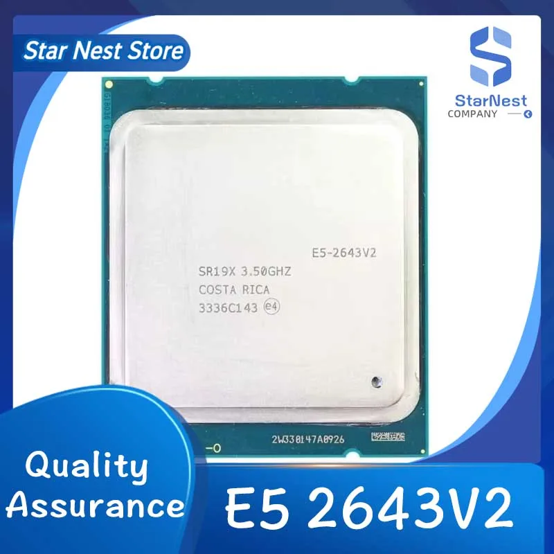 Xeon E5 2643 V2 3.50GHz 6-Cores LGA 2011 processor