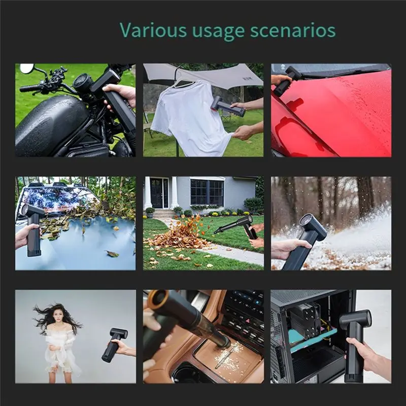 B01C JetFan Max 785W Handheld TurboFan 85000RPM - Violent for Airflow, 24000mAh Battery, Aluminum Alloy