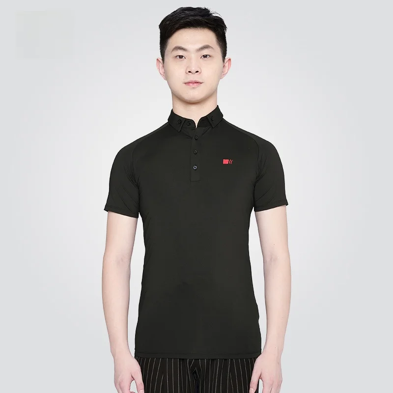 

Bla ort Sve Modern Dance Costume Latin Dancewear National Dancewear Practice Suit for Men NY New Arrival