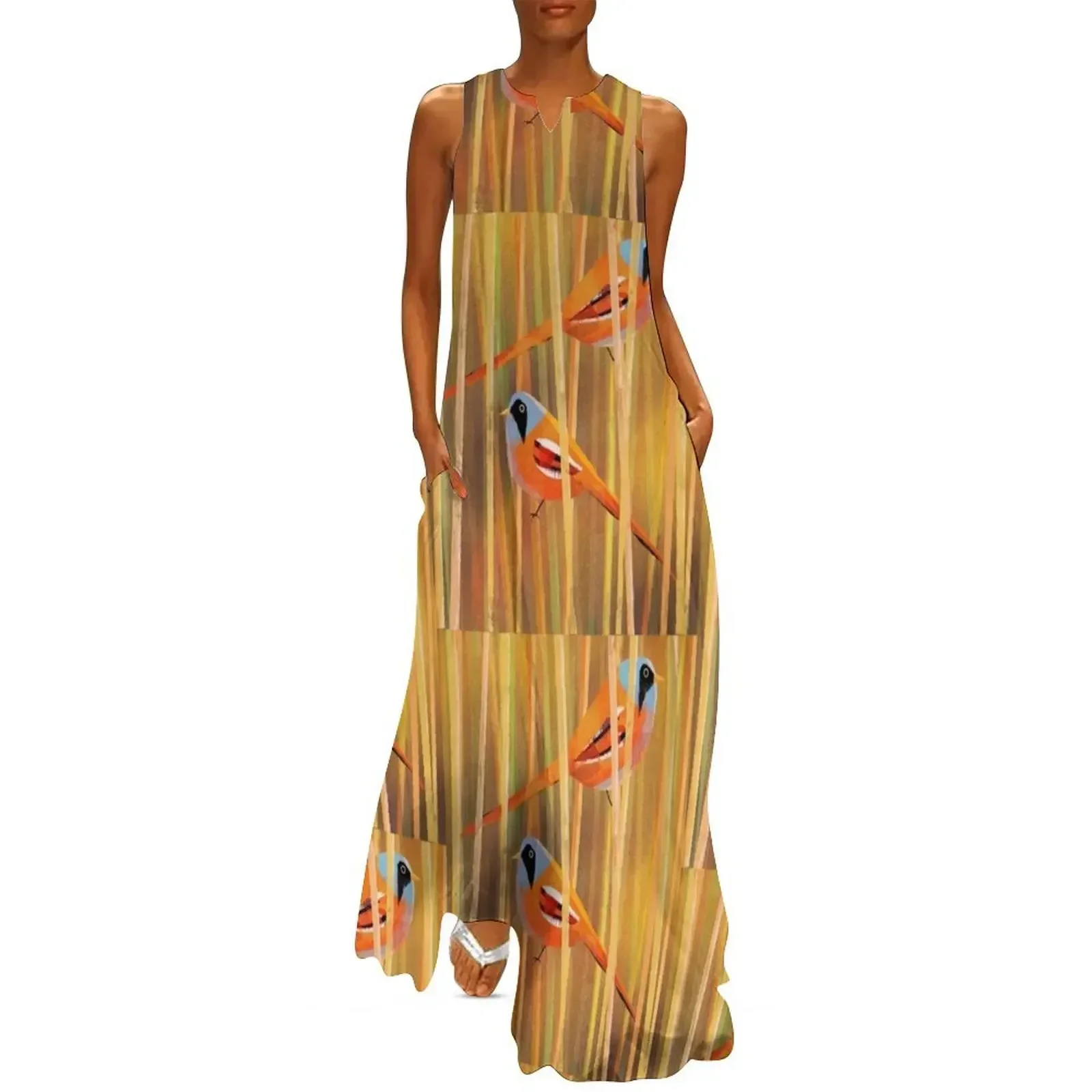 

Bearded Tits Long Dress luxury dresses long dresses for women evening dress chic and elegant evening dress