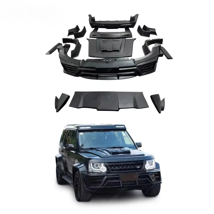 

ccessories for Land Rover Discovery 4 Upgrade to G Style Body Kit with Front Bumper Rear Bumpers Hood Spoiler Body Kitcustom