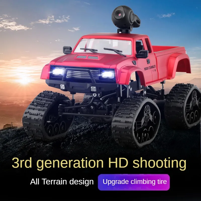 NEW RC Car With 720P Camera Fayee FY002A 1/16 2.4G 4WD HD WIFI FPV Off-Road Military Remote Control Truck W/LED Light RTR Toy