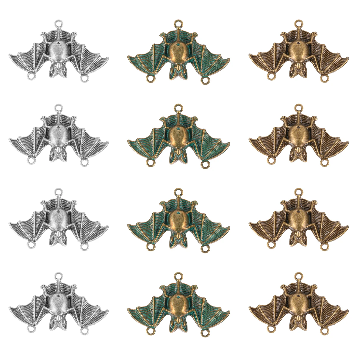 

30pcs Bat Jewelry Making Halloween Alloy Charms Vintage Jewelry Making Halloween Diy Charms Pendants Accessories