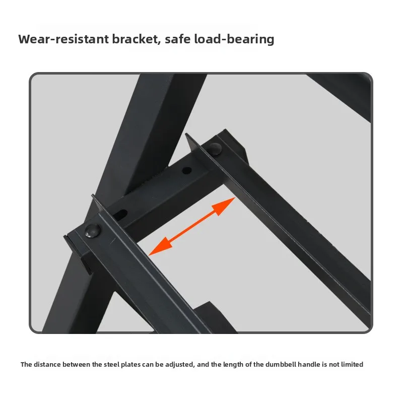 Dumbbell Rack Three-layer Multifunctional Round Head Dumbbell Storage Rack Hexagonal Dumbbell Storage