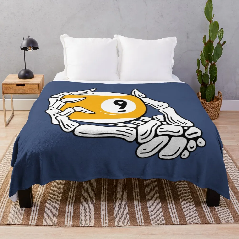 

9 ball billiards pool \t Throw Blanket Lightweight Cozy Blanket for Bed Sofa