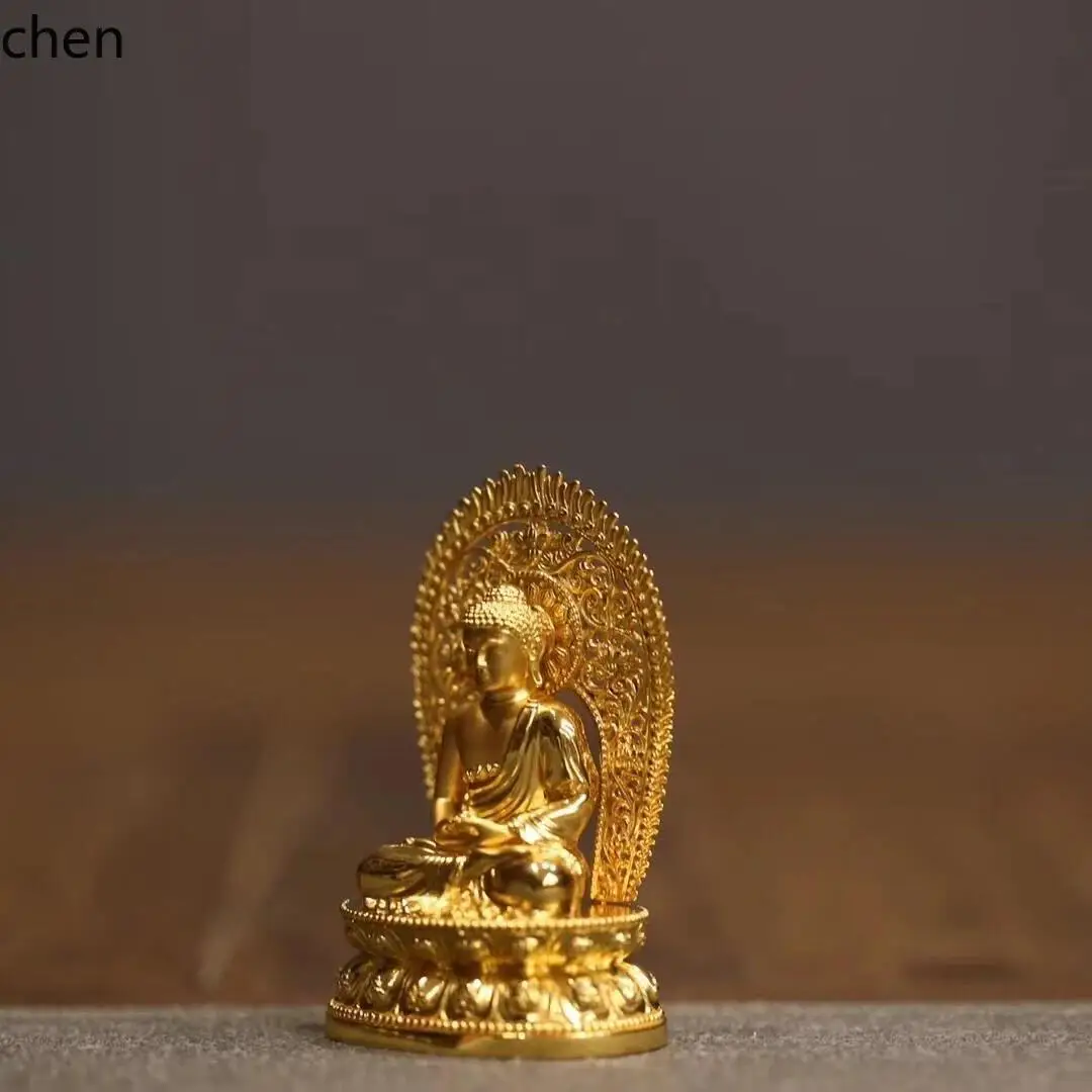 Cz1 buddha figurine: exquisitely crafted, versatile, vintage-inspired, and perfect for small desks