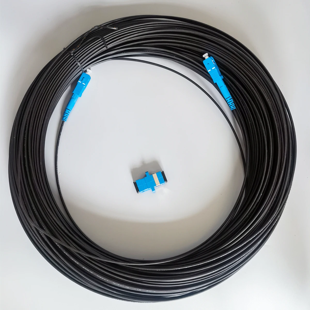 Drop Fiber Cable Outdoor FTTH Fiber Optic Patch Cord  Fiber Optical Cable SC/UPC-SC/UPC 40M/50M/60M Fiber Optic Internet Cable