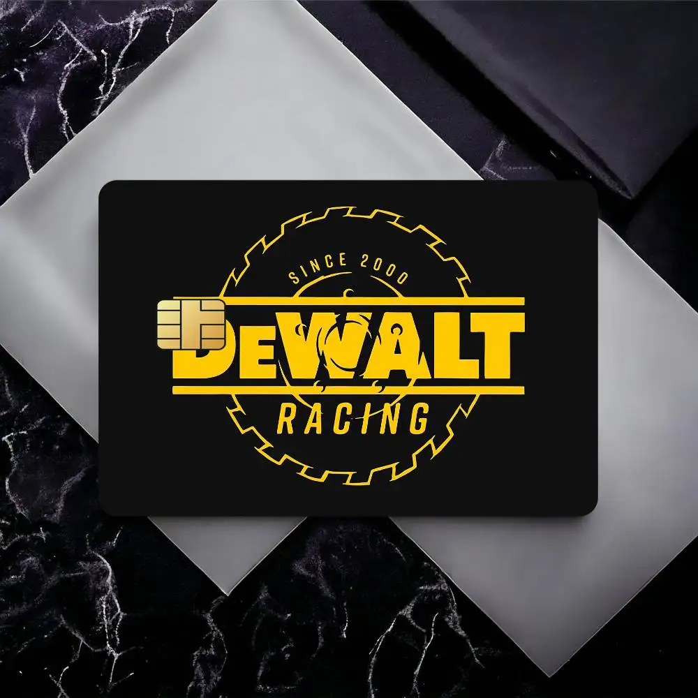 Fashion D-DeWalt Credit Card Skin Stickers for Bank Card Bus Metro Card Sticker Waterproof Gift