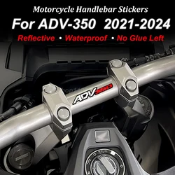Motosiklet çıkartmaları yansıtıcı gidon çıkartması su geçirmez ADV 350 aksesuarları 2023 Honda Honda 350 için ADV-350 2022 2024