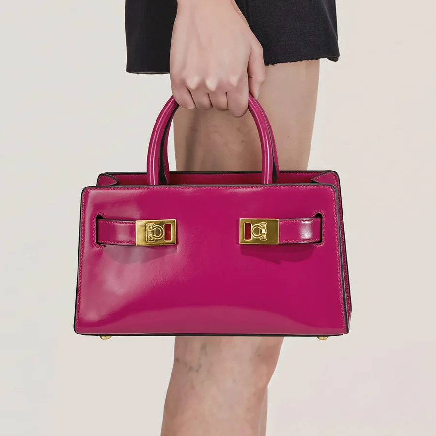 Vintage Luxury Diaper Bag For Women Designer Crossbody Handbag Elegant Leather Tote Minimalist Original Large Capacity Bag