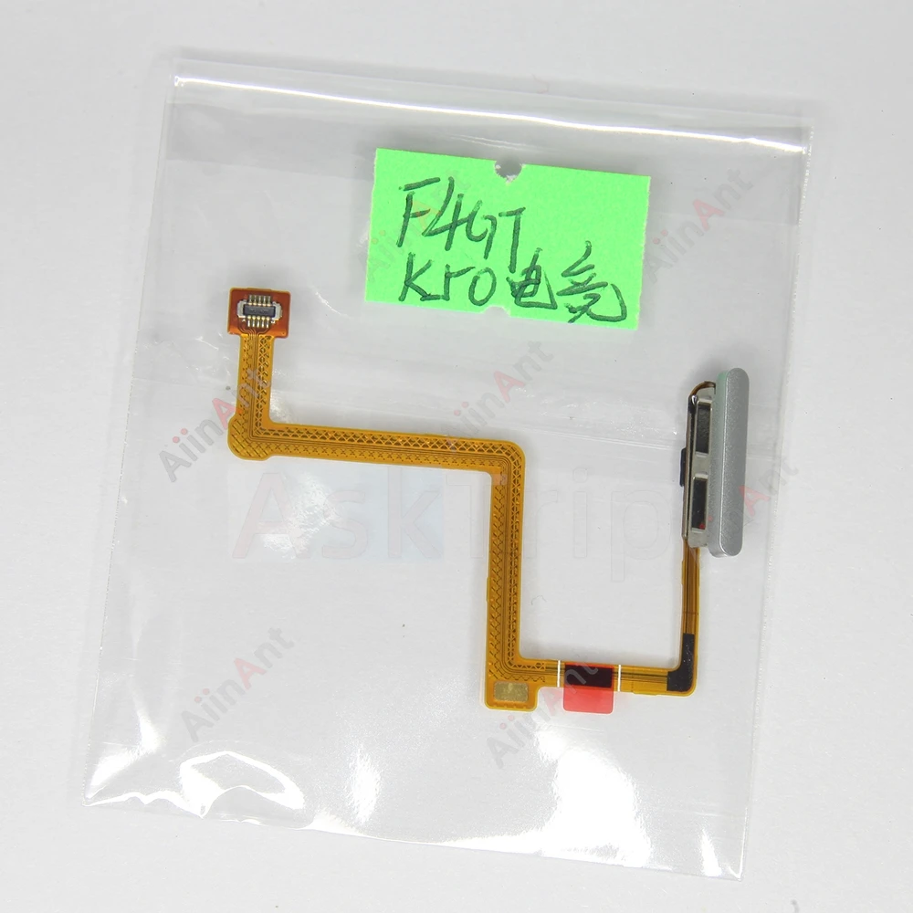 Back Side Power Button Touch ID Finger Sensor Fingerprint Scanner Flex Cable For Xiaomi Redmi K50 Gaming Pro F4 GT Phone Parts