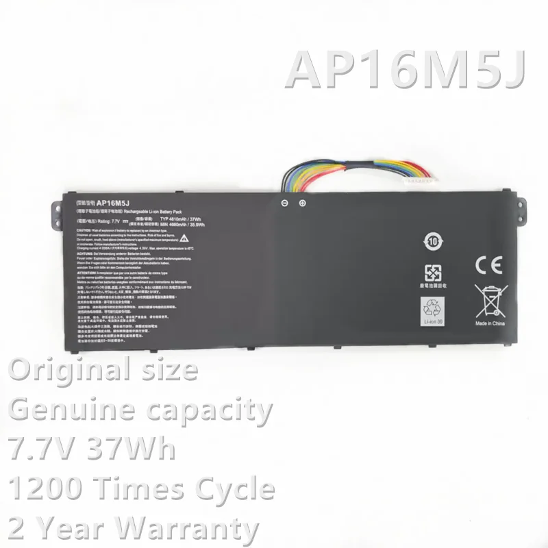 CSBD AP16M5J Laptop Battery For Acer Aspire 1 A114-31 3 A314-31 A315-21 A315-51 5 A515-51 ES1-523 Series 2ICP4/80/104