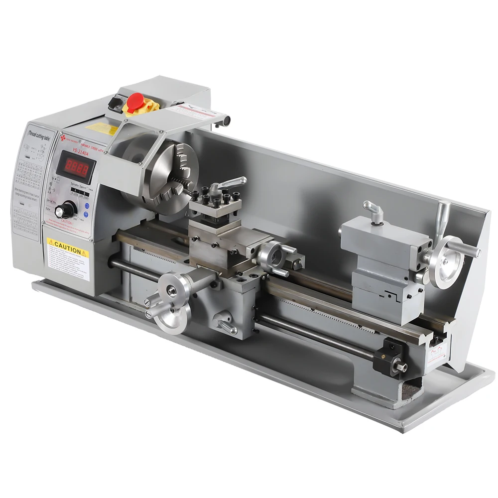 750w Precision Mini Bench metalworker Variable Speed Lathe Machine For Sale