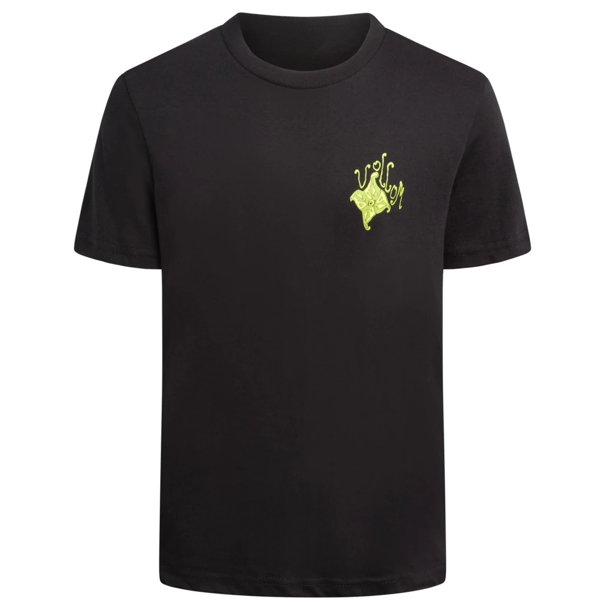 Camiseta Volcom de Algodão com Estampa Gráfica de Manga Curta para Homens e Mulheres, Estilo Unissex de Luxo de Alta Qualidade