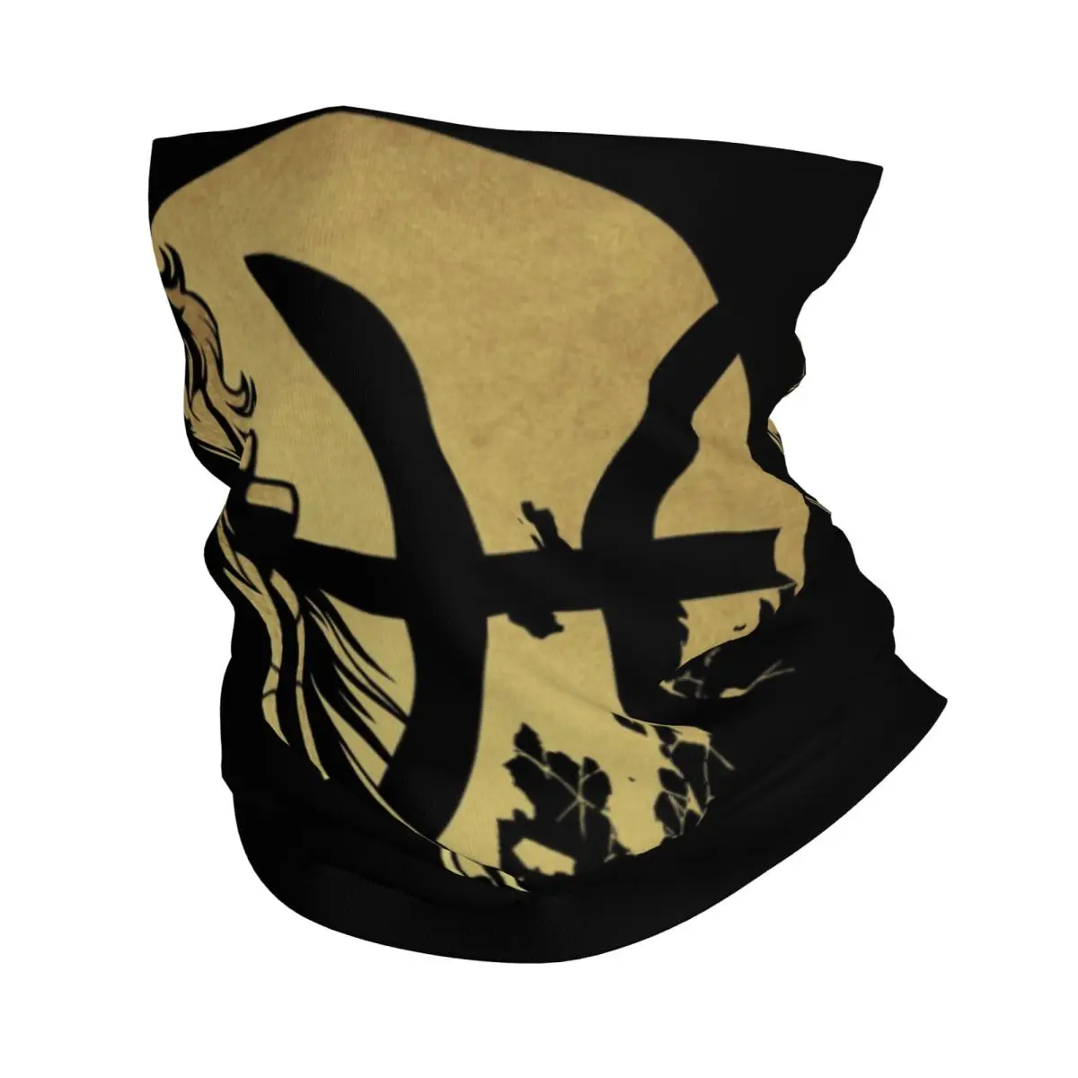 

Золотая бандана Saint Pisces на заказ для мужчин и женщин, зимний лыжный шарф-труба, гетры Saint Seiya Knights Of The Zodiac, чехол для лица