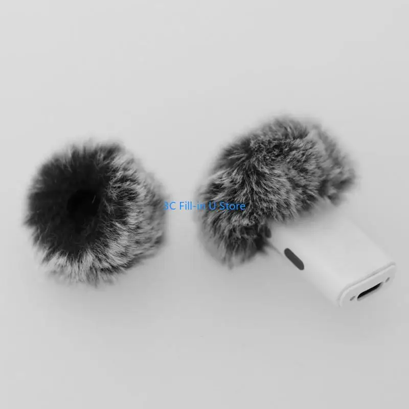 G8ta Mini Wireless Furry Presidreen Copertura per il microfono K10 Lavalier Riduci il vento