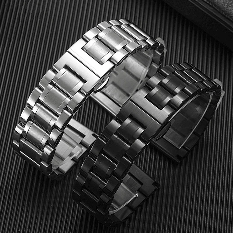 سوار فولاذي غير قابل للصدأ لساعة سامسونج جالاكسي 7/FE/6/5 pro/4/كلاسيكي 20 مللي متر 22 مللي متر سوار معدني amazfit GTS-GTR-4-3-2e-حزام صغير #1