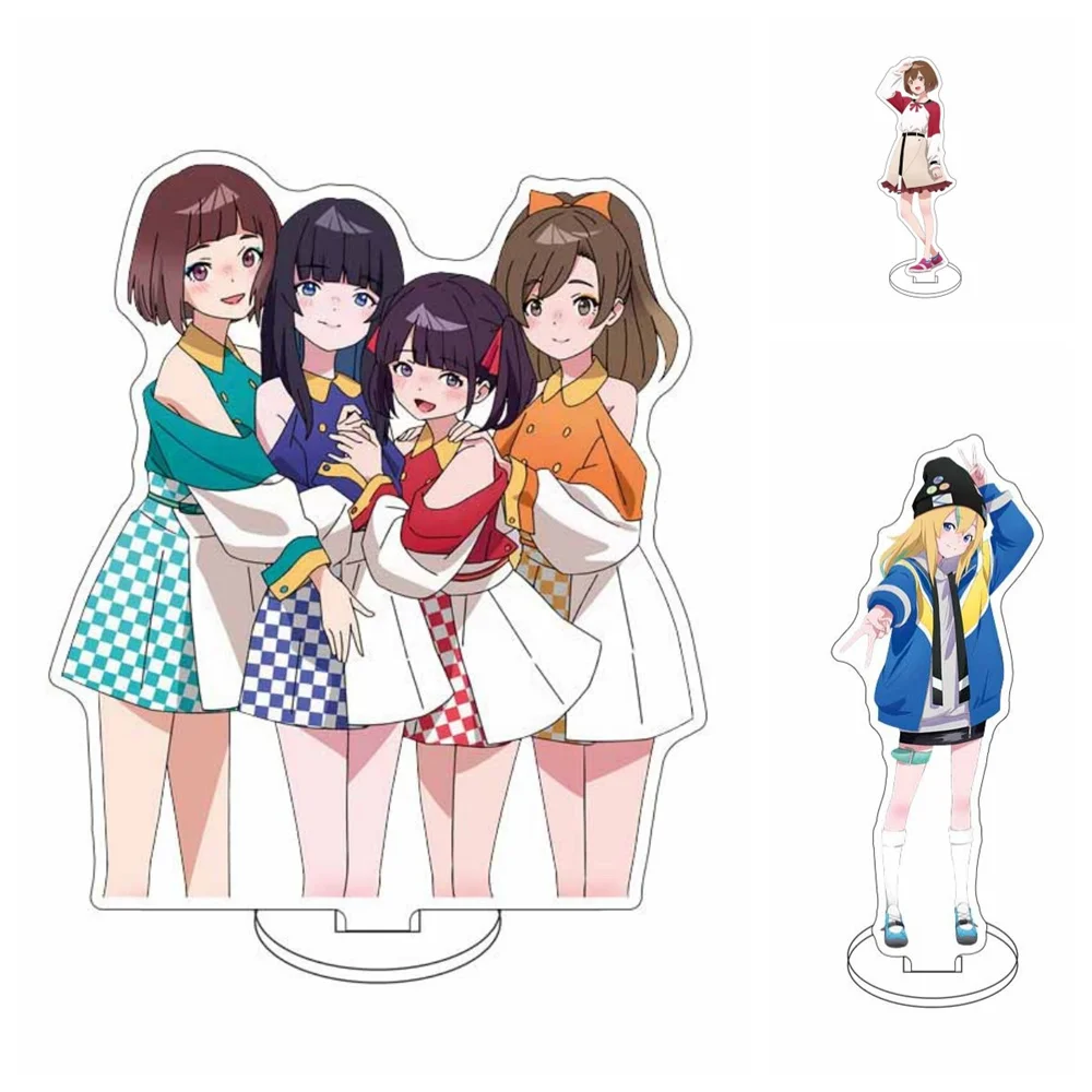 

15CM Anime Yoru no Kurage wa Oyogenai Keychain Model Cosplay Charm Characters Ornament Accessories Goods Collection Gifts