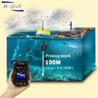 100M Portable Fishing Sonar Fish Finder for boat Lure Lake Sea with Alarm Echo Sounder