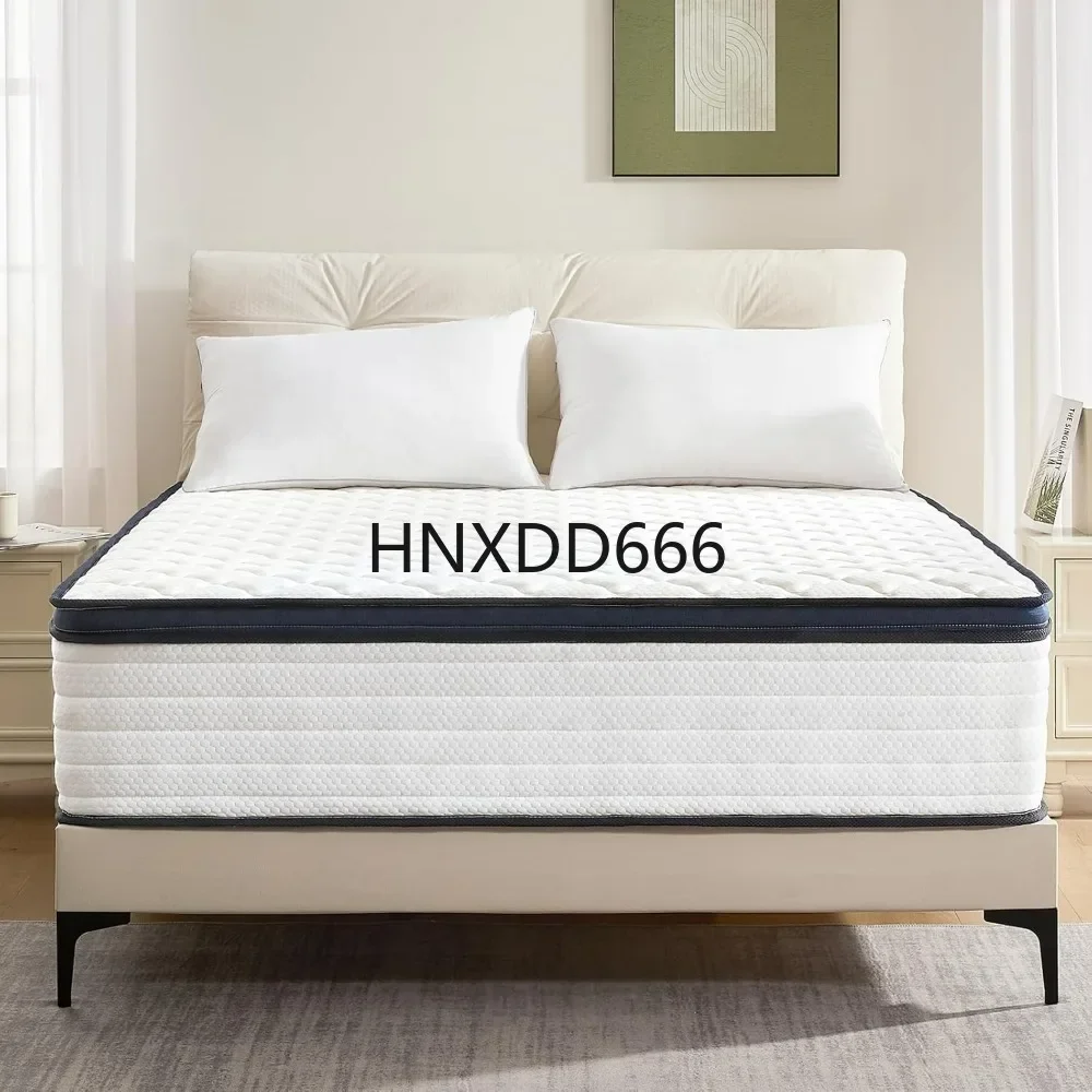 Mattress 12 inch mixed mattress with bagged spiral springs, pressure relief, motion isolation, edge support mattress