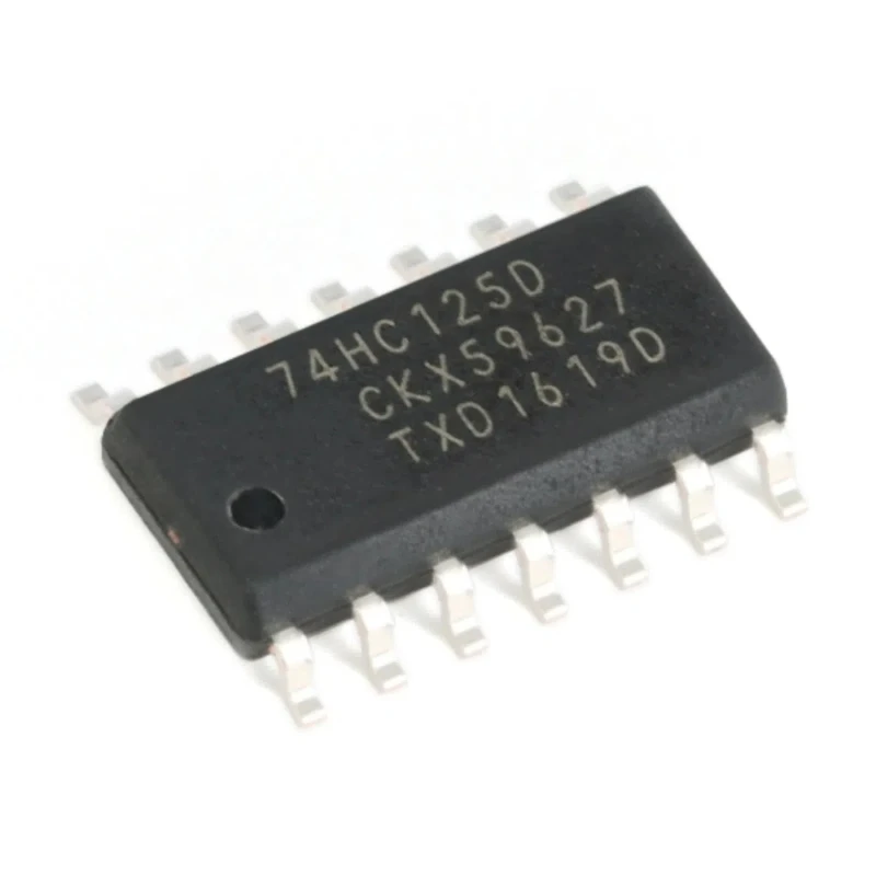 100pcs/brand New Original 74HC125D SOP-14 Three-state Output Four-way Buffer/line Driver