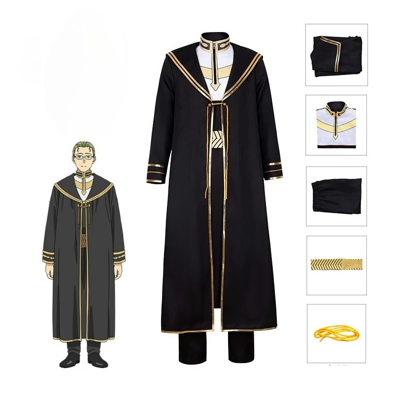 

ANIMECC in Stock S-3X Heiter Frieren Cosplay Costume Wig Anime Frieren Beyond Journey's End Cosplay Halloween Party for Men