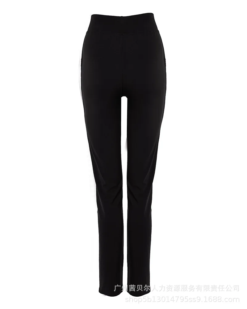 Gym Tights Fitness Workout Sport Leggings Pants Woman Fashion Zipper Design High Waist Tummy Control Skinny Active Yoga Pants