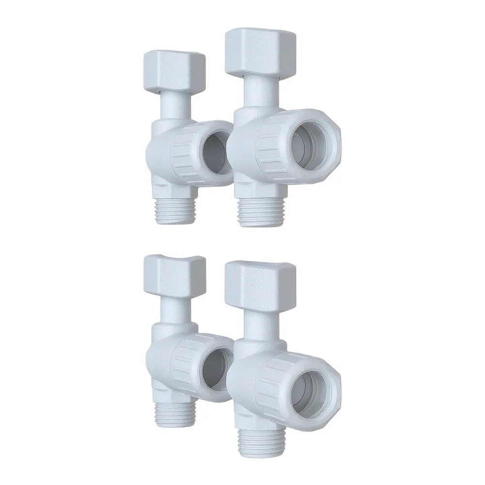Adjustable Temperature Regulating Valve 1/4 Inch White Plastic For Instant Electric Water Heater Flow Control Safe Overheat