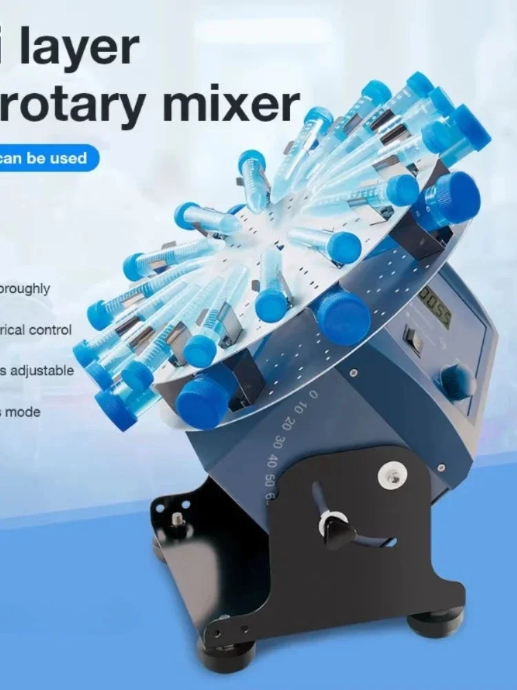 Speed Laboratory Turntable Mixer Double Vortex Chemistry Rotating Circular Vortex Laboratory Drying Equipment