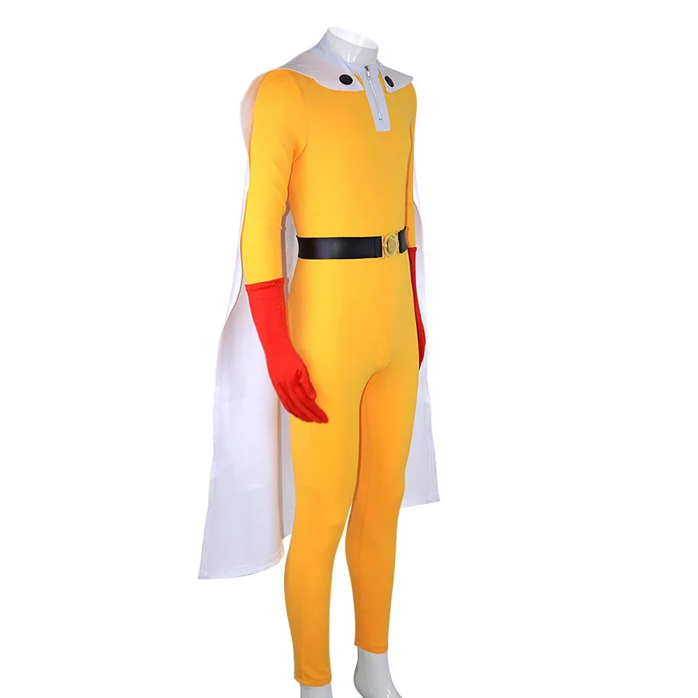 Anime One Punch-Man Cosplay Saitama Man Costume