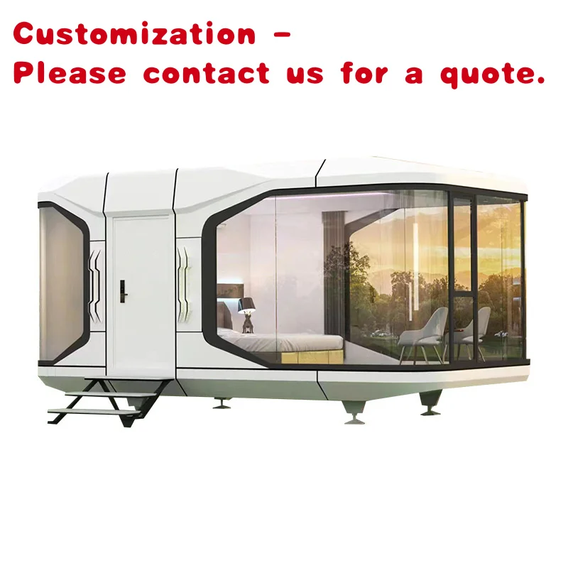 

Изготовленный на заказ. Стальная мобильная домашняя изолированная кабина для проживания в семье Модуль для кемпинга на открытом воздухе Плоский складной контейнер