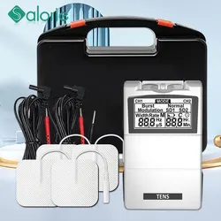 TENS Therapy Pain Relief Electrode Pad Pulse Muscle Stimulator Acupuncture Back Neck Pain Relief Personal Tens Unit Massager