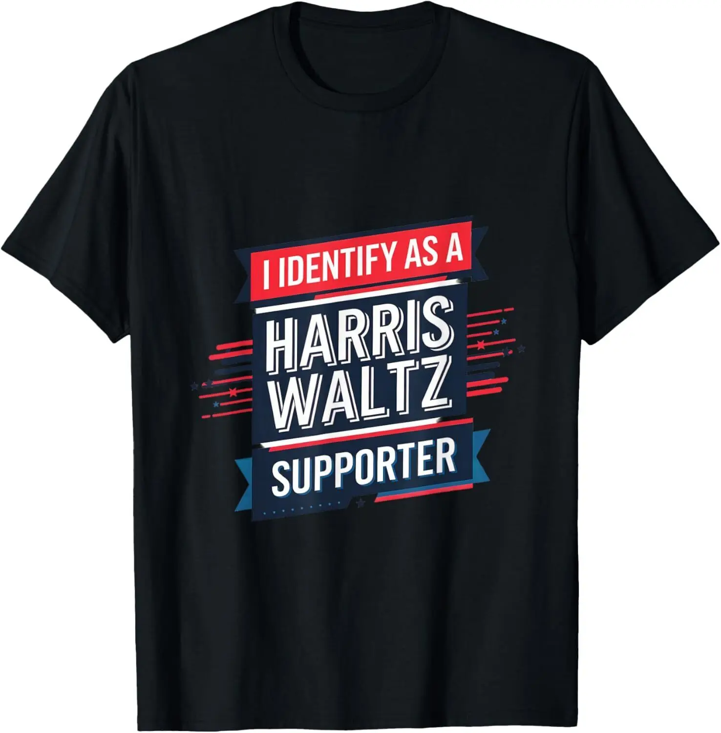 

I identify as a Harris Waltz supporter 2024 for president T-Shirt