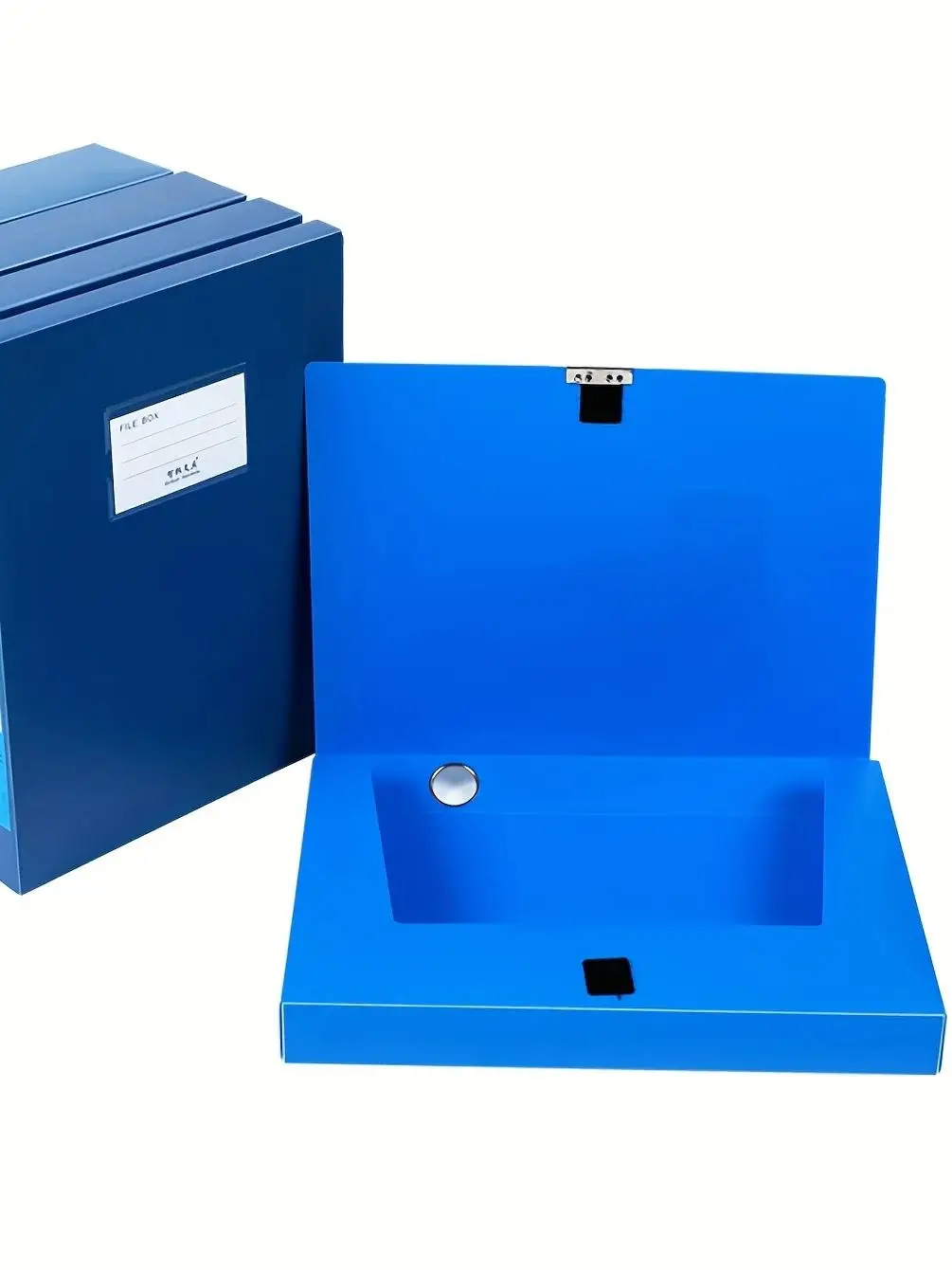 Classeurs A4 pliables, boîtes de rangement de documents PP de grande capacité, adaptées au bureau, à l'école, à la saison du retour à l'école, 1 pièce