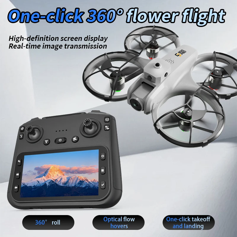 ES800Pro 드론 5G 2.4G WIFI 4K 전문가용 HD 듀얼 카메라 쿨 라이트 브러시리스 장애물 회피 접이식 RC 쿼드콥터 장난감