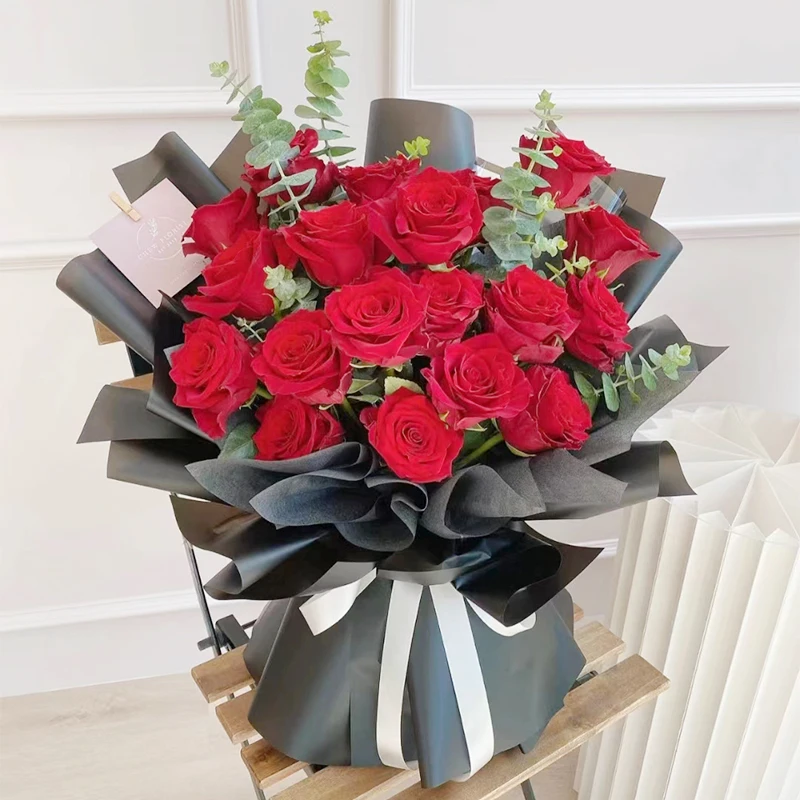 กระดาษห่อดอกไม้ขนาด 65x50 ซม. 10 ชิ้น สำหรับงานแต่งงาน งานอีเว้นท์ งานปาร์ตี้ ห่อช่อดอกไม้ ห่อของขวัญ ตกแต่ง บรรจุภัณฑ์ งานฝีมือ DIY